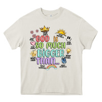 Cream god is bigger Heavy Core Tee - JahusDesignShop