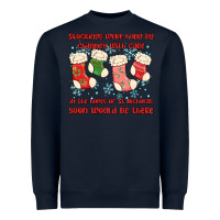 Navy stockings were hung by chimney Heavyweight Sweatshirt - MaliasSmallBusiness