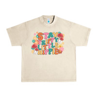 Sandshell stay trippy little hippie Urban Heavy Tee - MaliasSmallBusiness