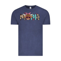 Vintage Denim mama cow Vintage Tee - MaliasSmallBusiness