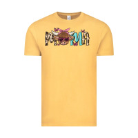 Vintage Mustard mama cow Vintage Tee - MaliasSmallBusiness