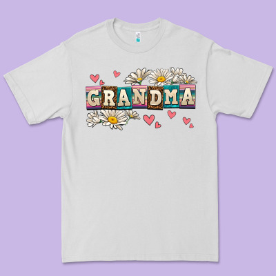 Daisy Grandma Premium Tee Designed By Adodesignshop