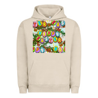 Pigment French Oak Happy Easter Seamless Pattern Urban Hoodie - BundleAndBundleShop
