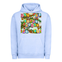 Pigment Grape Ice Happy Easter Seamless Pattern Urban Hoodie - BundleAndBundleShop