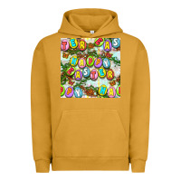 Pigment Peanut Butter Happy Easter Seamless Pattern Urban Hoodie - BundleAndBundleShop