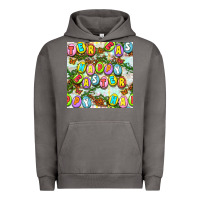 Pigment Tornado Happy Easter Seamless Pattern Urban Hoodie - BundleAndBundleShop