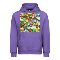 Tulip Happy Easter Seamless Pattern Urban Hoodie - BundleAndBundleShop