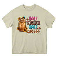 Mossy half teacher half coffee Heavy Core Tee - JahusDesignShop