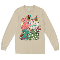 Mushroom 2024 happy new year Long Sleeve Tee - MaliasSmallBusiness