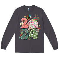 Smoke 2024 happy new year Long Sleeve Tee - MaliasSmallBusiness