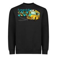 Black transportation squad Heavyweight Sweatshirt - NancyCooperArtShop
