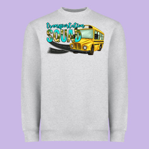 Transportation Squad Heavyweight Sweatshirt Designed By Nancycooperartshop