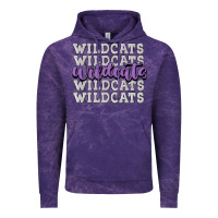 Cloud Purple wildcats football Vintage Hoodie - MaliasSmallBusiness