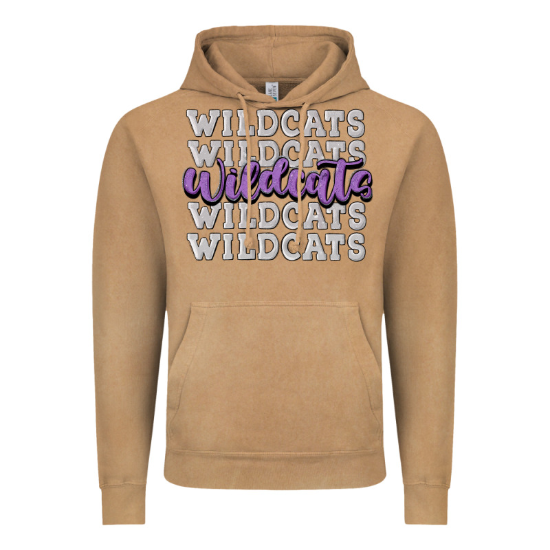 Wildcats Football Vintage Hoodie by MaliasSmallBusiness | Teevron