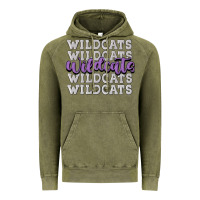 Vintage Olive wildcats football Vintage Hoodie - MaliasSmallBusiness