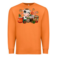 Carrot cow coffee cups christmas Premium Sweatshirt - CowGirlArtShop