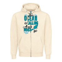 Sandshell The Ocean Is Calling Zipper Hoodie - Bettercallsaul