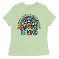 Matcha in a world where you can be anything be kind Ladies Tee - CowhideDigitalArt