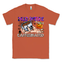Copper Dead Inside Caffeinated Classic Tee - CowhideDigitalArt