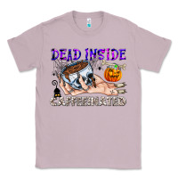 Lilac Dead Inside Caffeinated Classic Tee - CowhideDigitalArt