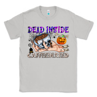 Moon Dust Dead Inside Caffeinated Classic Tee - CowhideDigitalArt