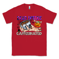 Red Dead Inside Caffeinated Classic Tee - CowhideDigitalArt