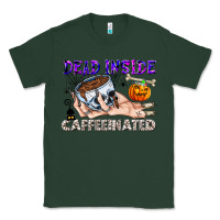 Sports Green Dead Inside Caffeinated Classic Tee - CowhideDigitalArt