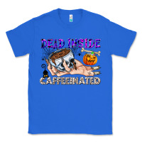 True Royal Dead Inside Caffeinated Classic Tee - CowhideDigitalArt