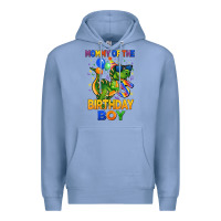 Colony Blue mommy of the 5 th birthday boy t rex Premium Hoodie - CowGirlArtShop