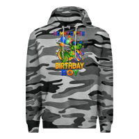 Slate Camo mommy of the 5 th birthday boy t rex Premium Hoodie - CowGirlArtShop