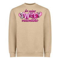 Mushroom be mine sweet valentine Heavyweight Sweatshirt - NancyCooperArtShop