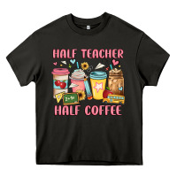 Asphalt half teacher half coffee Heavy Core Tee - JahusDesignShop