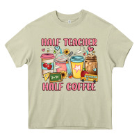 Mossy half teacher half coffee Heavy Core Tee - JahusDesignShop