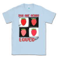 Dusty Blue you are berry loved Classic Tee - MaliasSmallBusiness