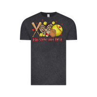 Vintage Black rub some dirt on it softball Vintage Tee - MaliasSmallBusiness