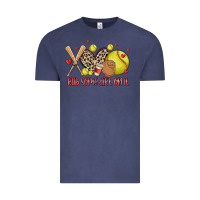 Vintage Denim rub some dirt on it softball Vintage Tee - MaliasSmallBusiness