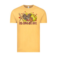 Vintage Mustard rub some dirt on it softball Vintage Tee - MaliasSmallBusiness