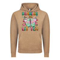 Vintage Coffee running on lit tea Vintage Hoodie - MaliasSmallBusiness
