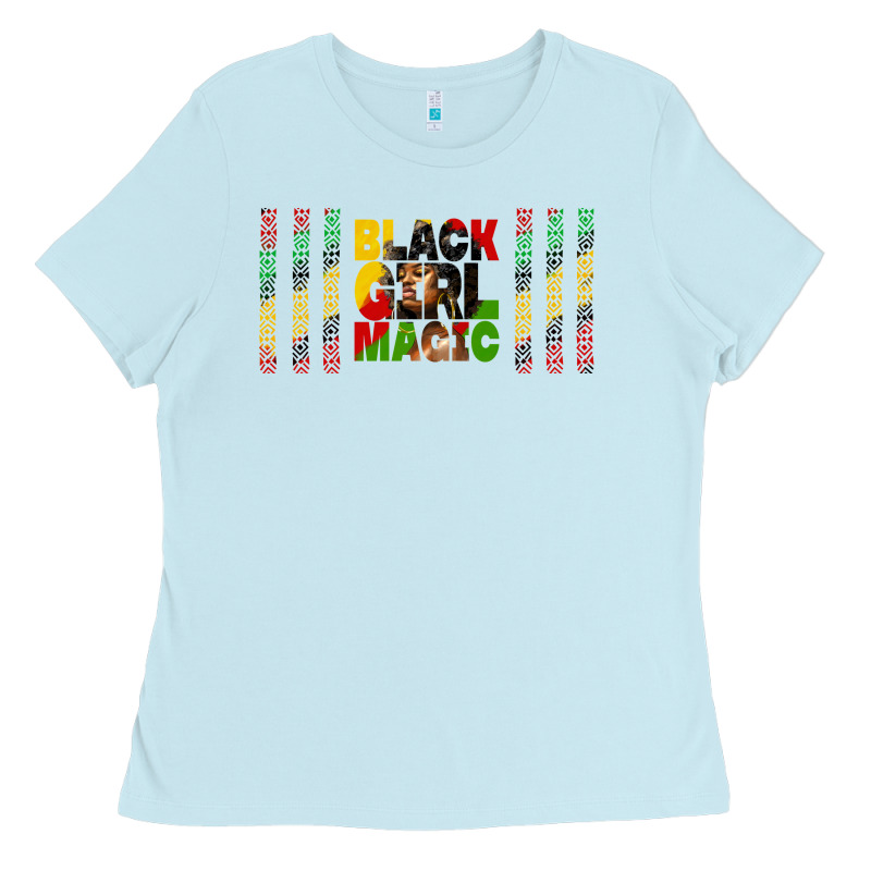 Black Girl Magic Libbey Glass Ladies Tee by HRA Design Shop | Teevron