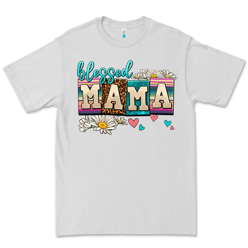 Daisy Blessed Mama Premium Tee by AdoDesignShop | Teevron