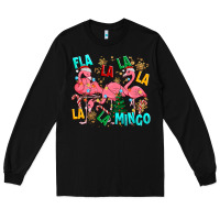 Black christmas fla la la la la mingo Long Sleeve Tee - MaliasSmallBusiness