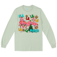 Matcha christmas fla la la la la mingo Long Sleeve Tee - MaliasSmallBusiness