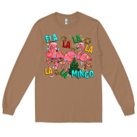 Toasted Coconut christmas fla la la la la mingo Long Sleeve Tee - MaliasSmallBusiness