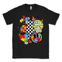 Black retro autism awareness Classic Tee - JahusDesignShop