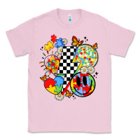 Bubblegum Pink retro autism awareness Classic Tee - JahusDesignShop