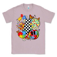 Lilac retro autism awareness Classic Tee - JahusDesignShop