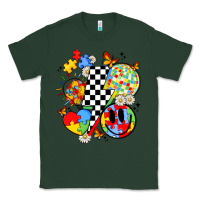 Sports Green retro autism awareness Classic Tee - JahusDesignShop
