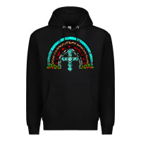 Black cross christmas rainbow Premium Hoodie - JahusDesignShop