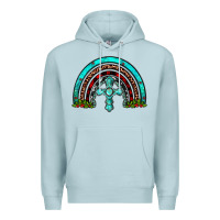 Blue Mist cross christmas rainbow Premium Hoodie - JahusDesignShop