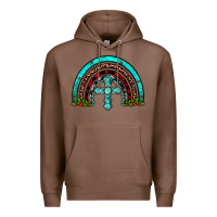 Chestnut cross christmas rainbow Premium Hoodie - JahusDesignShop